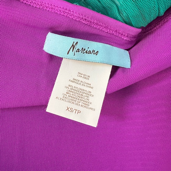 Marciano Beautiful Purple Corset with Front Lace Details, Size XSmall (Gem Find) - Picture 4 of 5